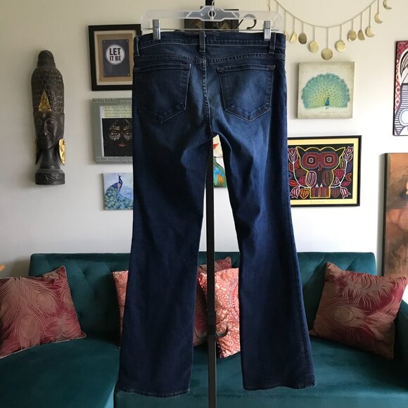 J BRAND size 28 Mayflower Wash Stretch Denim Bailey Bootcut Flare Jeans - Picture 3 of 5